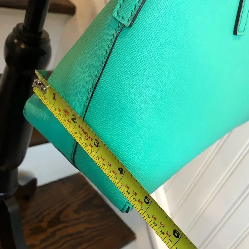 KATE SPADE Mint Green Cedar Street Maise Leather Satchel Crossbody